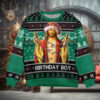 Funny Weed Xmas Ugly Christmas Sweater Let’s Get Lit Christmas Tree Cannabis