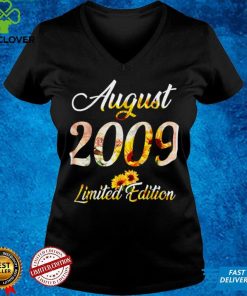 Birthday Women girl Sunflower August 2009 Limited Edition T Shirt B09VXDRKD4 3 Birthday Women girl Sunflower August 2009 Limited Edition T Shirt B09VXDRKD4