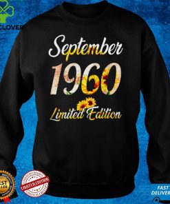 Birthday Women girl Sunflower September 1960 Limited Edition T Shirt B09VX5QMJV 1 Birthday Women girl Sunflower September 1960 Limited Edition T Shirt B09VX5QMJV