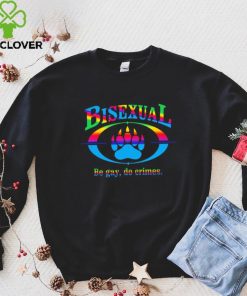 Bisexual be gay do crimes pride hoodie, sweater, longsleeve, shirt v-neck, t-shirt