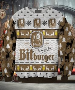Bitburger Beer 3D Christmas Sweater