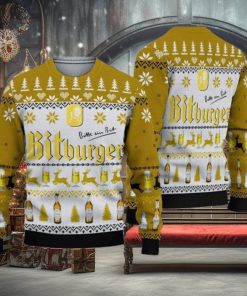 Bitburger Beer Ugly Christmas Sweater