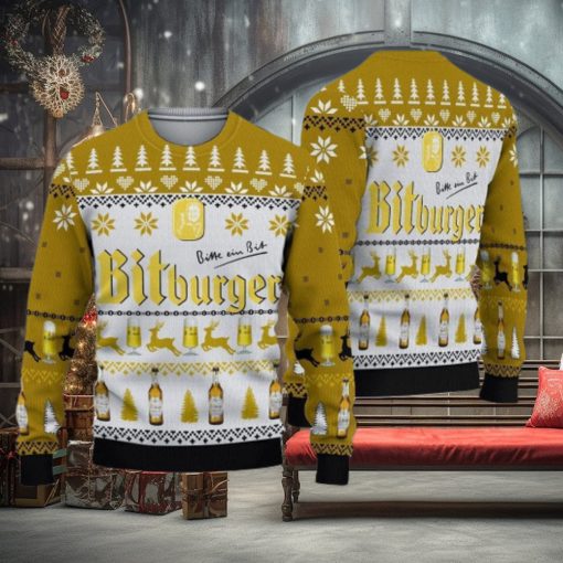 Bitburger Beer Ugly Christmas Sweater