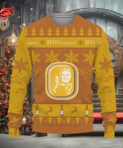 Bitburger Beers Merry Christmas Gift Fan Knitted Xmas Sweater Gift Holidays