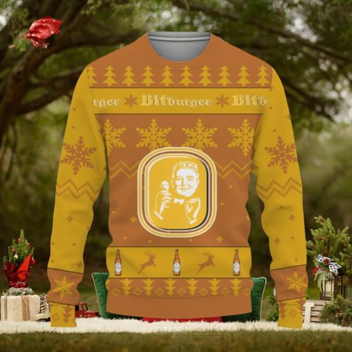 Bitburger Beers Merry Christmas Gift Fan Knitted Xmas Sweater Gift Holidays