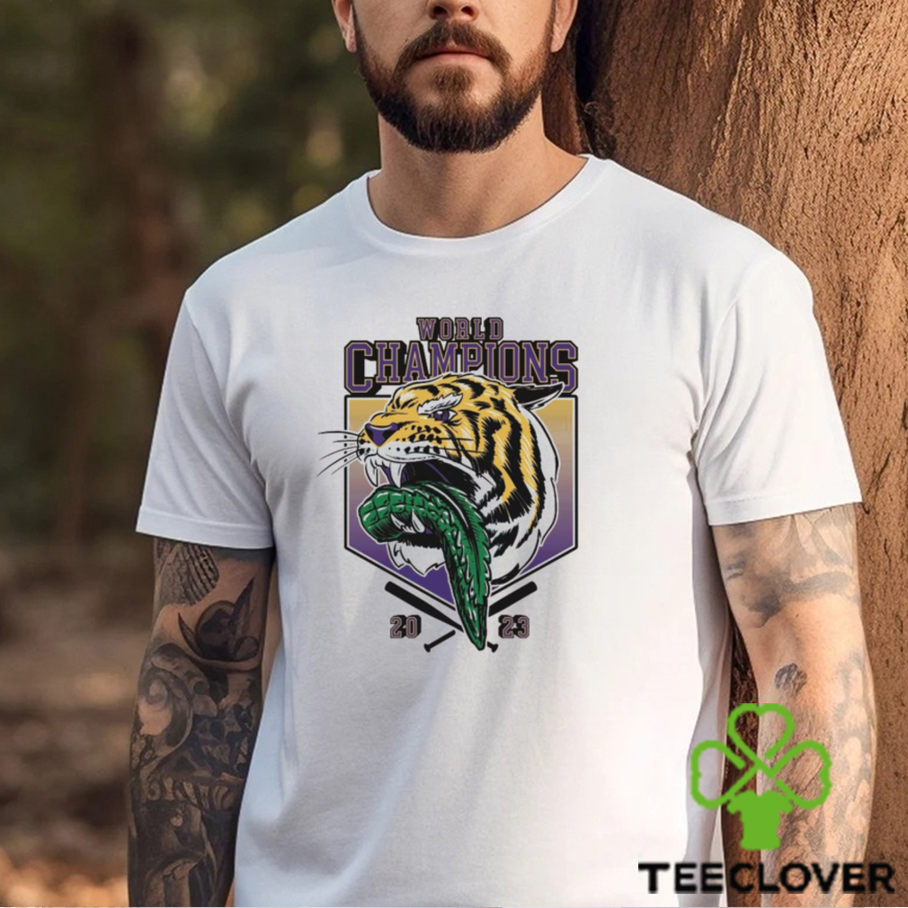 Bite Gators LSU Tigers 2023 NCAA World Champions Shirt Bite Gators LSU Tigers 2023 NCAA World Champions Shirt