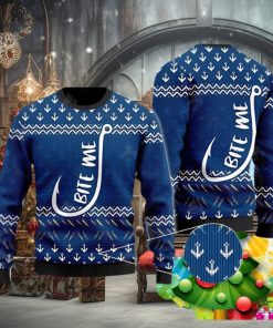 Bite Me Blue Ugly Christmas Sweater Best Gift For Men And Women Unique Gift For Men Women 1 Bite Me Blue Ugly Christmas Sweater Best Gift For Men And Women Unique Gift For Men Women