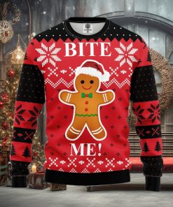 Bite Me Cookie Ugly Christmas Sweater For Men Women