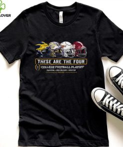 Black 2023 CFP Bound Four Team T Shirt