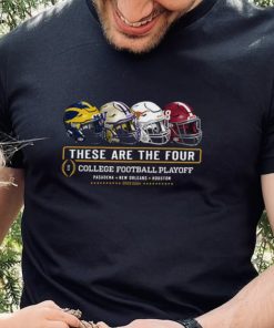 Black 2023 CFP Bound Four Team T Shirt