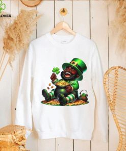 Black African American Leprechaun Gold Saint Patrick’s Day Shirt