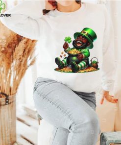 Black African American Leprechaun Gold Saint Patrick’s Day Shirt