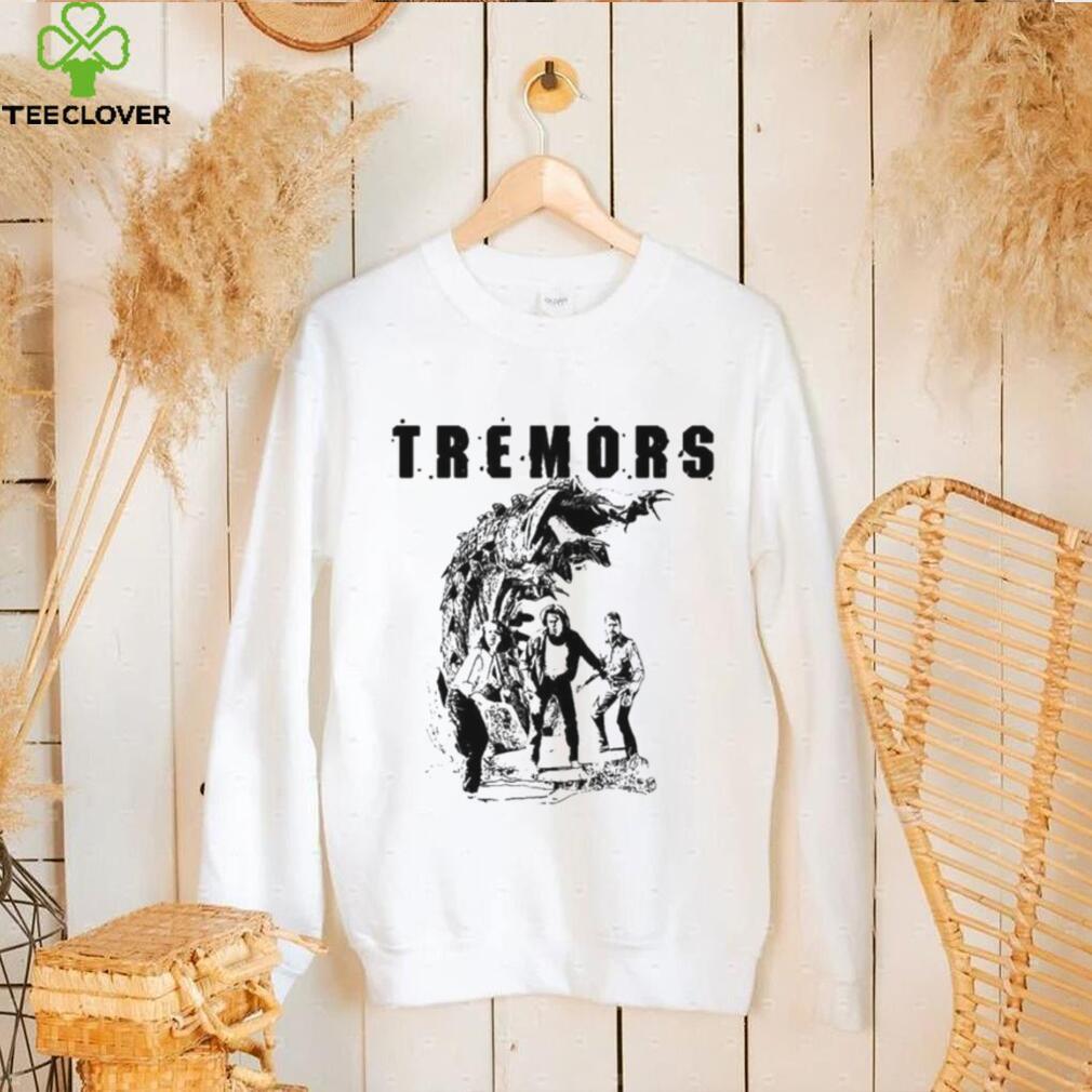 Black And White Design Tremors Movie Tribute Shirt Black And White Design Tremors Movie Tribute Shirt