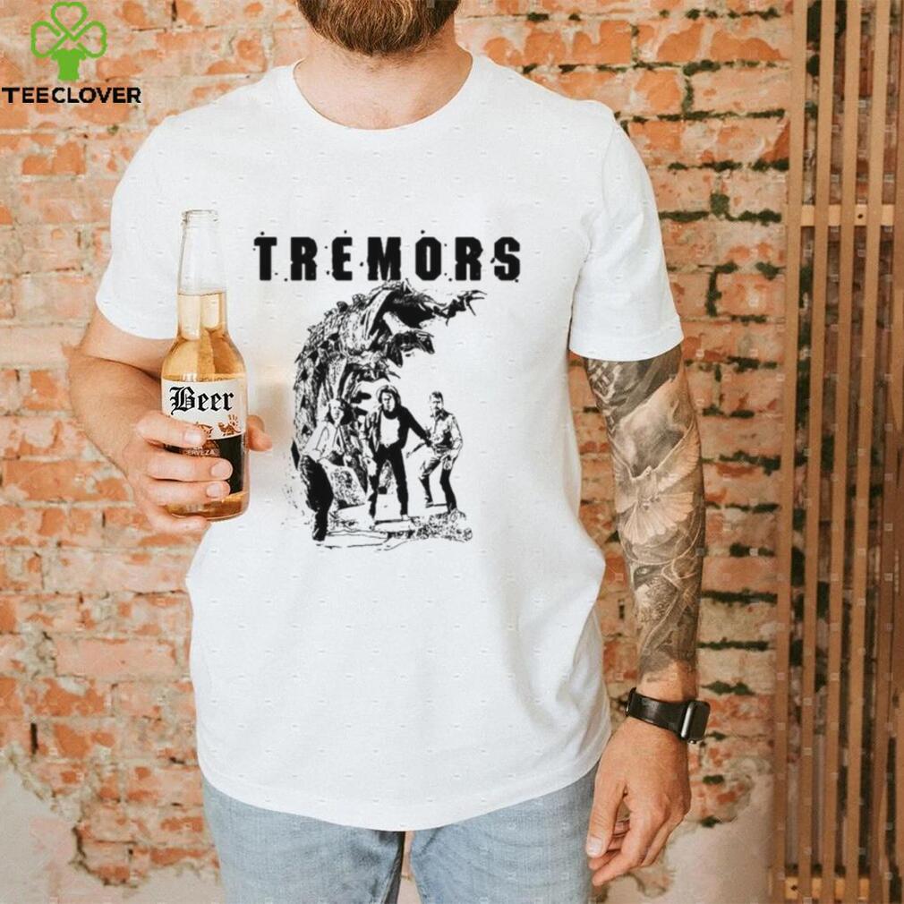 Black And White Design Tremors Movie Tribute Shirt Black And White Design Tremors Movie Tribute Shirt