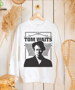 Black And White Portrait Tom Waits Musican Shirt