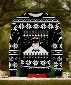 Black Batman Christmas Ugly Sweater