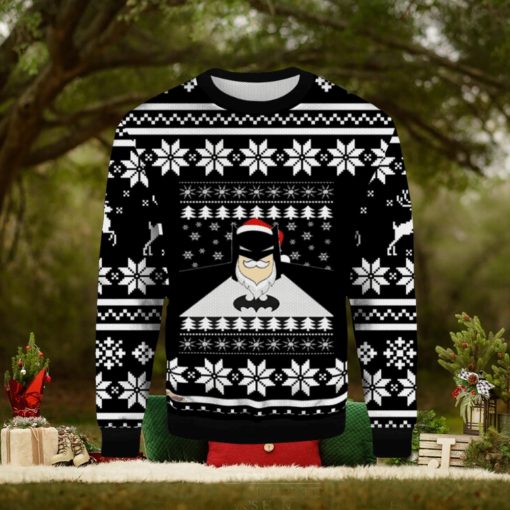 Black Batman Christmas Ugly Sweater