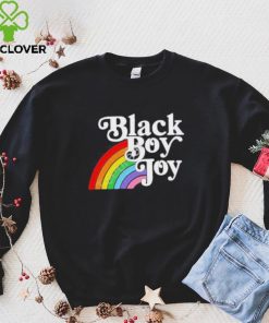 Black Boy Joy Rainbow shirt