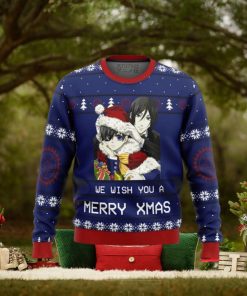 Black Butler Merry Xmas Ugly Christmas Sweaters