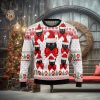 Black Cat Ball Ugly Christmas Sweaters 3D