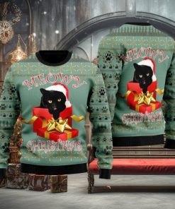 Black Cat Gift Ugly Christmas Sweater Funny Gift For Men And Women Family Holidays