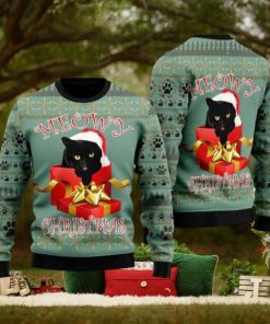 Black Cat Gift Ugly Christmas Sweater Funny Gift For Men And Women Family Holidays