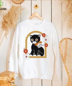 Black Cat Halloween Tee Shirt