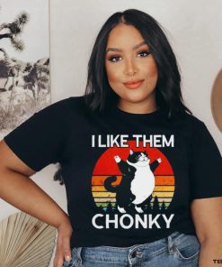 Black Cat I like them Chonky vintage shirt