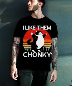 Black Cat I like them Chonky vintage hoodie, sweater, longsleeve, shirt v-neck, t-shirt