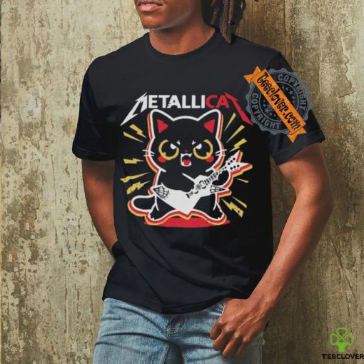 Black Cat Metal Band T Shirt