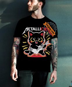 Black Cat Metal Band T Shirt