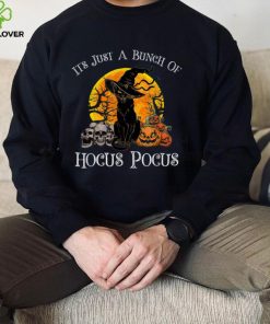 Black Cat Moon Funny Halloween Costume Bunch of Hocus Pocus T Shirt