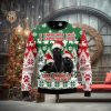 Black Cat Oh Christmas Tree Ugly Christmas Sweaters 3D