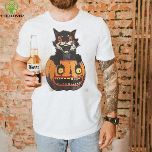 Black Cat On Pumpkin Halloween Horror Nights 2022 T Shirt