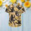Retro Vintage Style Wolf Hippie Sun Stars Custom Name Hawaiian Aloha Tropical Beach Button Up Shirt For Women In Summer