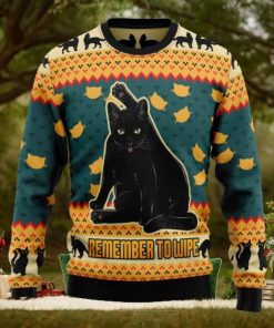 Black Cat Ugly Christmas Sweater Thankgiving Gift Men Women