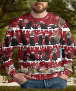 Black Cats Ugly Christmas Sweater
