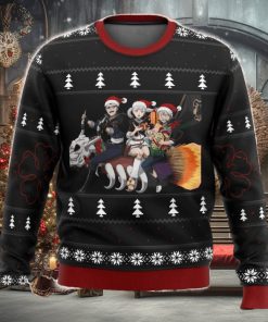 Black Clover Holiday Ugly Christmas Sweater Funny Gift For Men And Women Fans