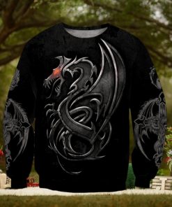 Black Dragon For Christmas Gifts Ugly Xmas Sweater