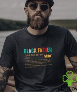 Black Father Definition T Shirt