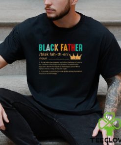 Black Father Definition T Shirt