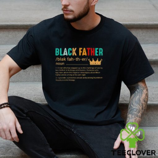 Black Father Definition T Shirt