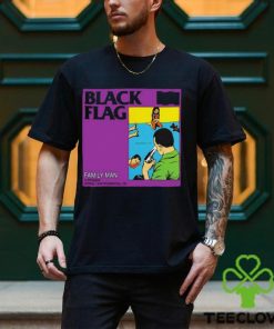 Black Flag Family Man Fitted T shirt