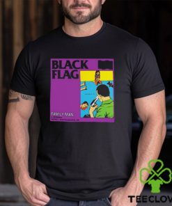 Black Flag Family Man Fitted T shirt