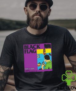 Black Flag Family Man Fitted T shirt