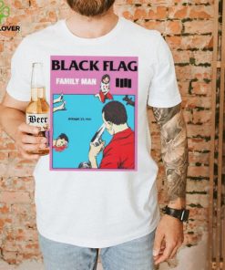 Black Flag Family Man shirt