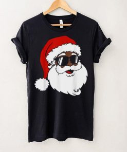 Black Funny Santa Claus Sunglasses Christmas Xmas Boy Girl Shirt