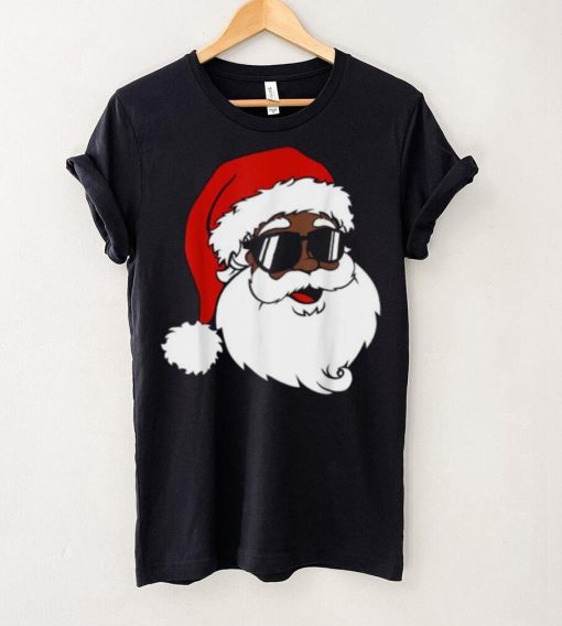 Black Funny Santa Claus Sunglasses Christmas Xmas Boy Girl Shirt