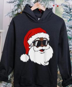 Black Funny Santa Claus Sunglasses Christmas Xmas Boy Girl Shirt