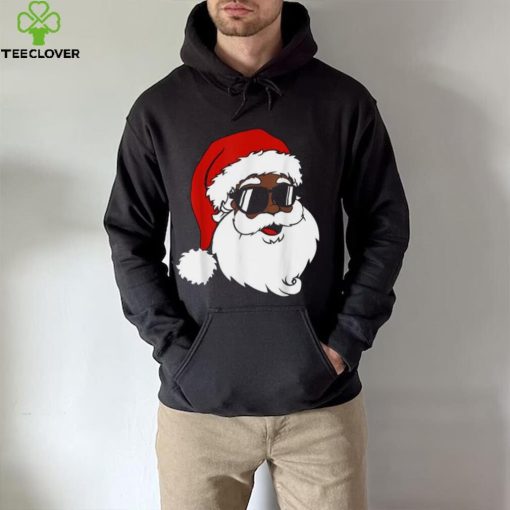 Black Funny Santa Claus Sunglasses Christmas Xmas Boy Girl Shirt